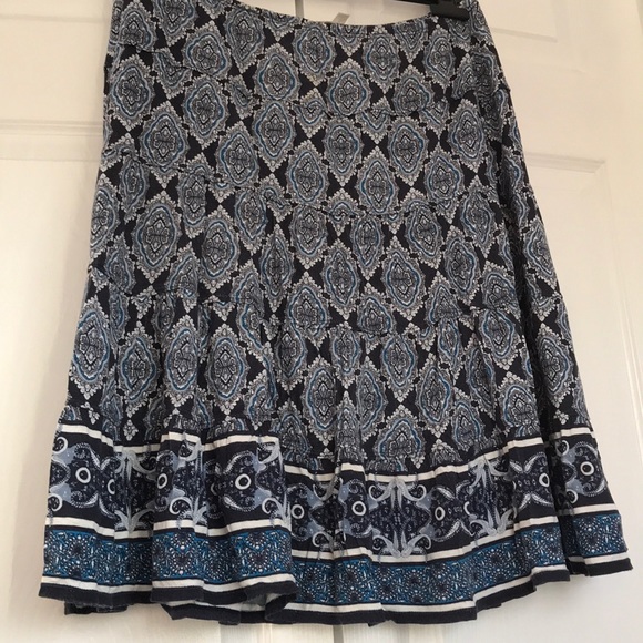 Max Studio, Blue jersey knit skirt, size M - Picture 5 of 5